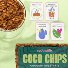 Load image into Gallery viewer, Coco Chip - Chunky Coconut Husk for Houseplant Soil Aeration: 500g
