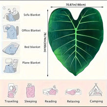 Load image into Gallery viewer, Green Leaf Blanket
