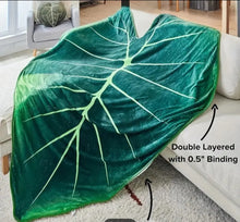 Load image into Gallery viewer, Green Leaf Blanket
