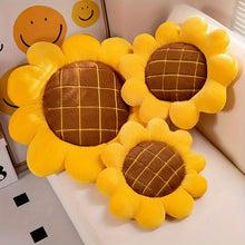 Load image into Gallery viewer, Sunflower Plush Pillow
